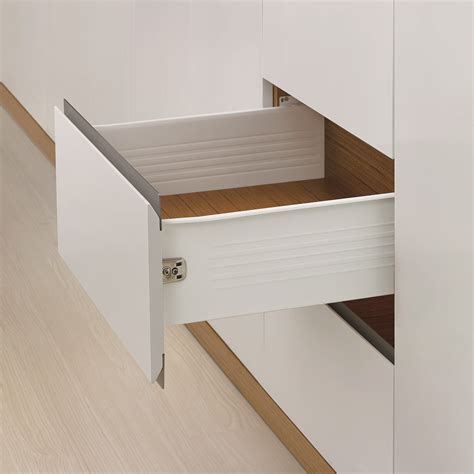 metal box sides|metal drawer box with slides.